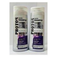 Photon Silver 2x400 ml Mor Şampuan