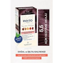 Phyto 5.5 Açık Kestane Akaju Phytocolor Bitkisel Saç Boyası