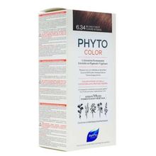 Phyto Color 6.34 Koyu Kumral Dore Bakır Yeni Seri Saç Boyası