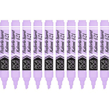 Picador 421 Pastel Mor 10'lu Fosforlu Kalem