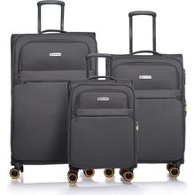 Pierre Cardin 04PC6000-SET Antrasit Unisex 3'lü Set Bavul
