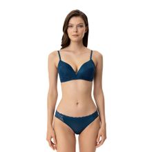 Pierre Cardin 4817 Venedik Gece Mavisi Balensiz Sütyen Takımı
