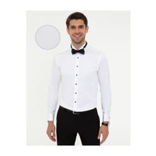 Pierre Cardin 50246037-VR013 Beyaz Erkek Gömlek