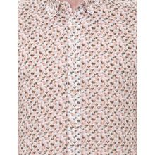 Pierre Cardin 50248485-VR027 Haki Desenli Erkek Gömlek