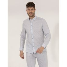 Pierre Cardin 50264896-VR041 Pembe Desenli Erkek Gömlek