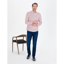 Pierre Cardin 50264910-VR039 Nar Çieği Desenli Erkek Gömlek