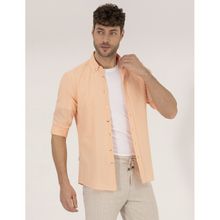 Pierre Cardin 50268183-VR051 Turuncu Erkek Gömlek