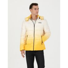 Pierre Cardin 50272840-VR044 Sarı Kapüşonlu Spor Mont