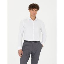 Pierre Cardin 50275686-VR013 Beyaz Desenli Erkek Gömlek