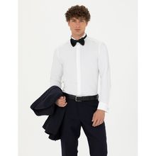 Pierre Cardin 50277752-VR013 Beyaz Smokin Erkek Gömlek