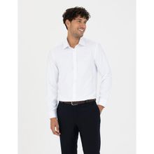 Pierre Cardin 50277784-VR013 Beyaz Desenli Erkek Gömlek