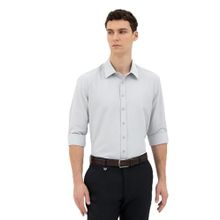 Pierre Cardin 50282967-VR024 Gri Desenli Erkek Gömlek