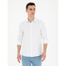 Pierre Cardin 50283501-VR035 Limon Desenli Erkek Gömlek
