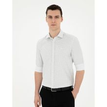 Pierre Cardin 50284364-VR016 Çağla Desenli Erkek Gömlek