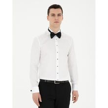 Pierre Cardin 50286244-VR013 Beyaz Erkek Smokin Gömleği