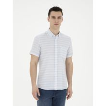 Pierre Cardin 50289412-VR003 Açık Mavi Kısa Kollu Erkek Gömlek