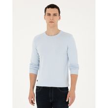 Pierre Cardin 50296575-VR003 Açık Mavi Erkek Kazak