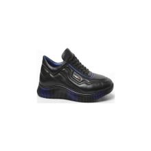 Pierre Cardin 649405 Siyah Mavi Erkek Spor Ayakkabı