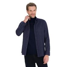 Pierre Cardin Erkek 50262464-VR033 Lacivert Desenli Erkek Gömlek