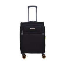 Pierre Cardin PC6000 Ultra Light Hafif Lüx Kumaş Kabin Boy Siyah Valiz