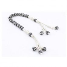 Pigado 1000 Ayar Gümüş Trabzon Kazaz Örme Zaza Tesbih