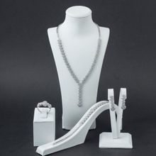 Pigado 925 Ayar Gümüş Zirkon Taşlı Kalp Model Set