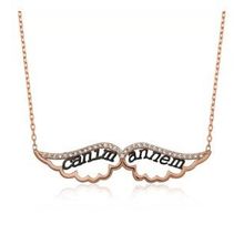 pilelistore 925 Ayar Gümüş Melek Canım Annem Kadın Gümüş Kolye