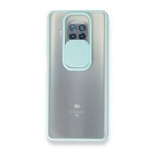 pilelistore Xiaomi Mi 10T Palm Buzlu Kamera Sürgülü Silikon Turkuaz Lite Kılıf