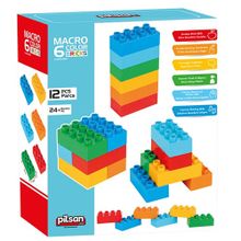 Pilsan 03 555 Makro 6 Renkli Tuğla Bloklar