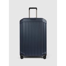 Piquadro BV6394PQL Lacivert Büyük Boy Çekçekli Sert Unisex Valiz