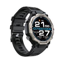 Piranha 9924 Gümüş Siyah Akıllı Saat