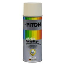 Piton RAL1013 İnci Beyaz Akrilik Sprey Boya