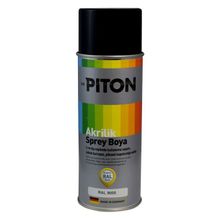 Piton RAL9005 Mat Siyah Akrilik Sprey Boya