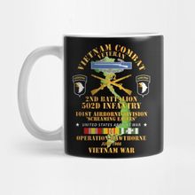 Pixxa 2nd Bn 502ND Infantry 101ST Abn Operation Hawthorne W Vn Svc Kupa Bardak
