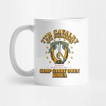 Pixxa 4th Squadron 7th Cavalry Camp Gary Owen Korea Kupa Bardak