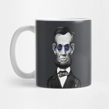 Pixxa Abraham Lincoln Steampunk Kupa Bardak