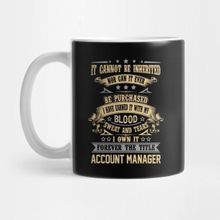 Pixxa Account Manager T Shirt Forever The Title Gift Item Tee Kupa Bardak