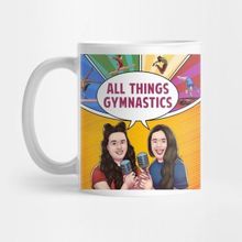 Pixxa All Things Gymnastics Podcast Logo Kupa Bardak