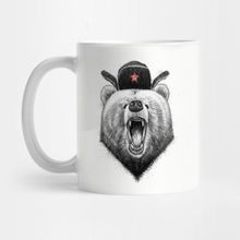 Pixxa Angry Russian Bear Kupa Bardak