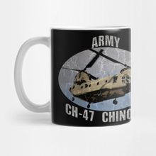 Pixxa Army Ch-47 Chinook Helıcopter Dıstresseds Gifts Kupa Bardak