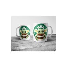 Pixxa Baby Yoda Grogu Starbucks Mandalorian Kupa Bardak