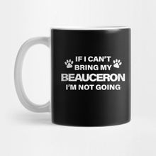 Pixxa Beauceron Humorous Dog Paws Design Kupa Bardak
