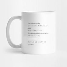 Pixxa Beloved On The Earth By Raymond Carver Kupa Bardak