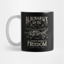 Pixxa Blackhawk Army Helicopter Military Pilot Troops Ww2 Veteran Kupa Bardak