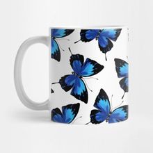 Pixxa Blue Butterflies Kupa Bardak