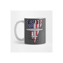 Pixxa C-130 Hercules Military Airplane Patriotic Vintage Kupa Bardak