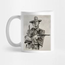 Pixxa Clint Eastwood Sketch Kupa Bardak