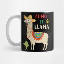 Pixxa Como Se Llama Animal Funny Mexican Cinco De Mayo Kupa Bardak