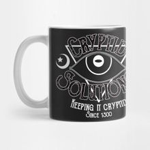 Pixxa Cryptid Solutions (Black) Kupa Bardak