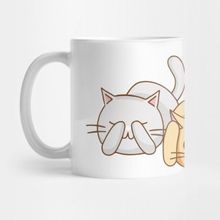 Pixxa Cute Cats See No, Hear No, Speak No Kupa Bardak